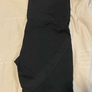 aerie 7/8 play leggings with mesh